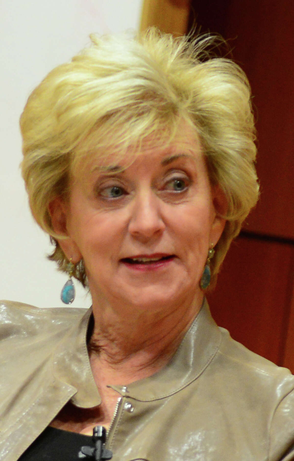 Linda McMahon will be a speaker at the Nation Republican Leadership Summit in Nashua, N.H., in mid-April.
