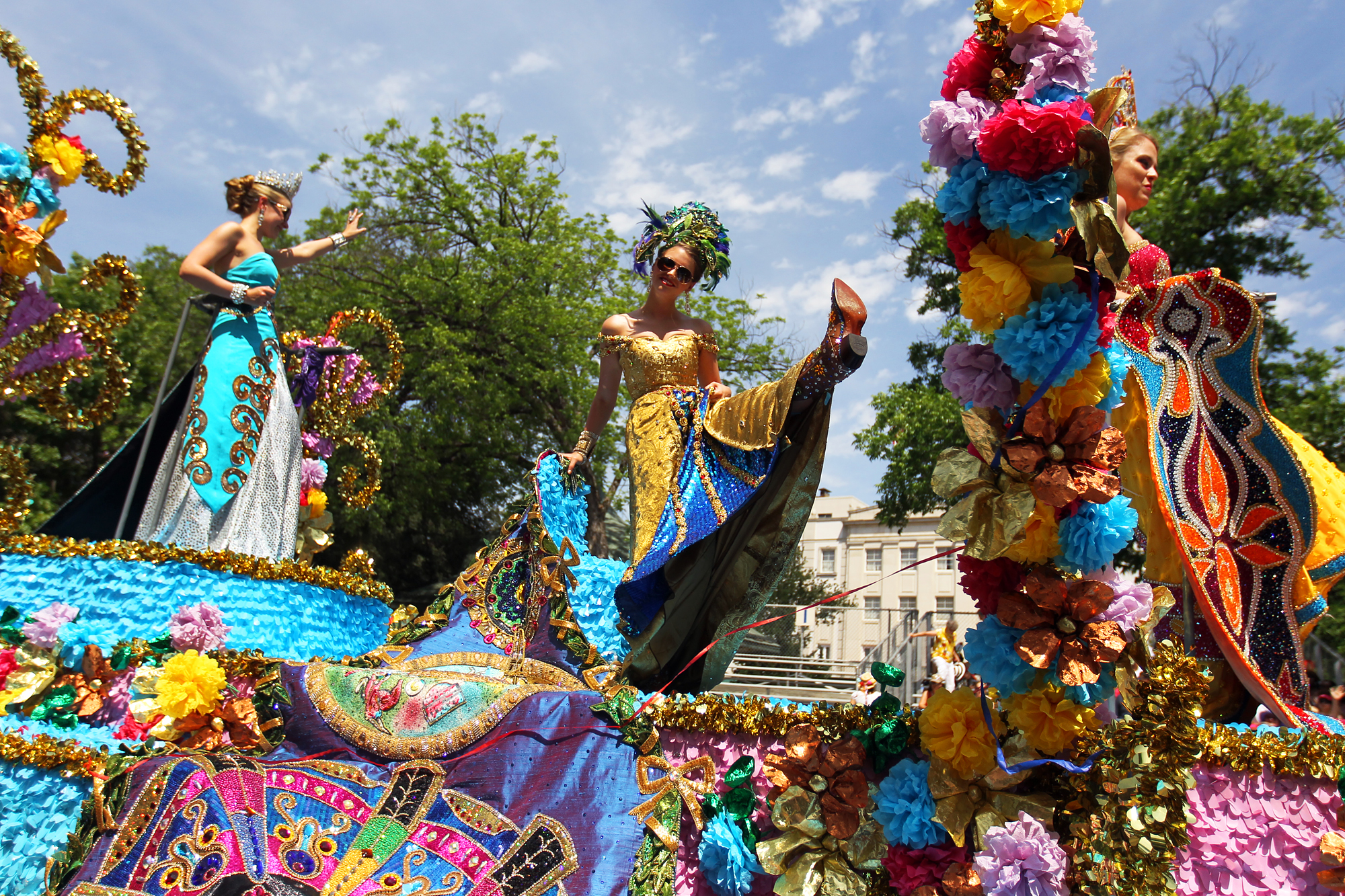 History of the Fiesta Battle of Flowers San Antonio ExpressNews