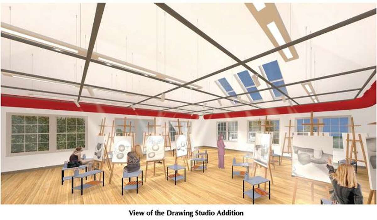 Rendering of the drawing studio addition planned for Union College's Visual Arts Building. (Courtesy Union College)