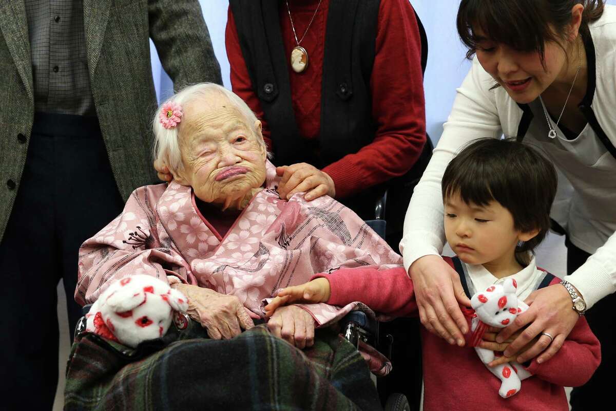 Misao Okawa of Japan, who became the world's oldest person when she turned 117 almost a month ago, died Wednesday of heart failure. Only five documented people have ever reached 117, researchers said. Gertrude Weaver of Arkansas - who turns 117 on July Fourth - is now the world's oldest person.