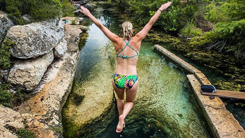 Take the Plunge in Wimberley