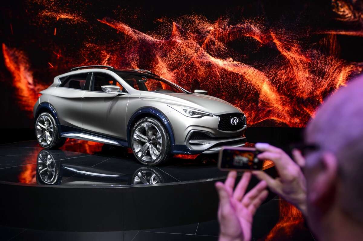 Infiniti QX30: The small crossover is powered by a 2.0-liter turbo four-cylinder engine that is paired with a seven-speed dual-clutch automatic transmission. The new features include intelligent all-wheel drive and a touchscreen infotainment system with voice recognition. The QX30 is set to go on sale mid 2016, in select markets.