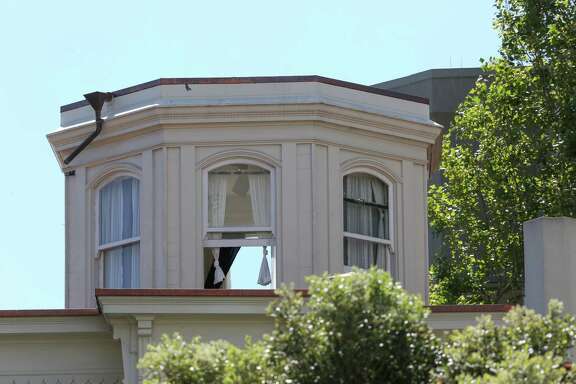 1067 Greene Street, one of three surviving houses in that area from the 1906 earthquake, in San Francisco, Calif., on April 2, 2015.