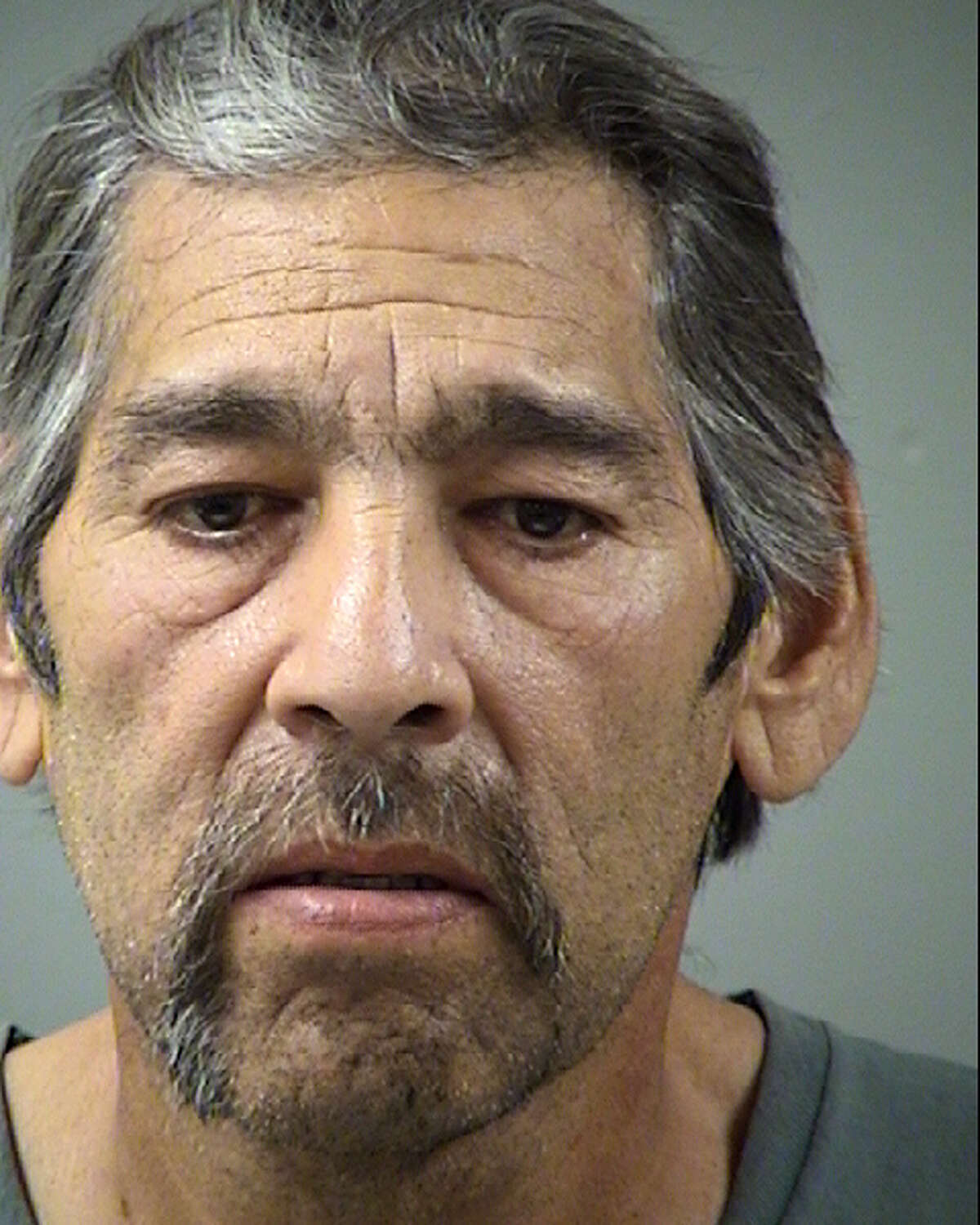 Antonio Nunez, 59, is accused of stabbing his girlfriend in the butt with a pitchfork.