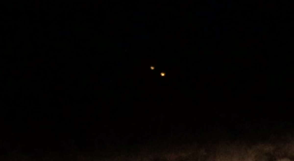 These small bright lights were recently seen floating around in the skyline of El Paso. Could they be UFOs?