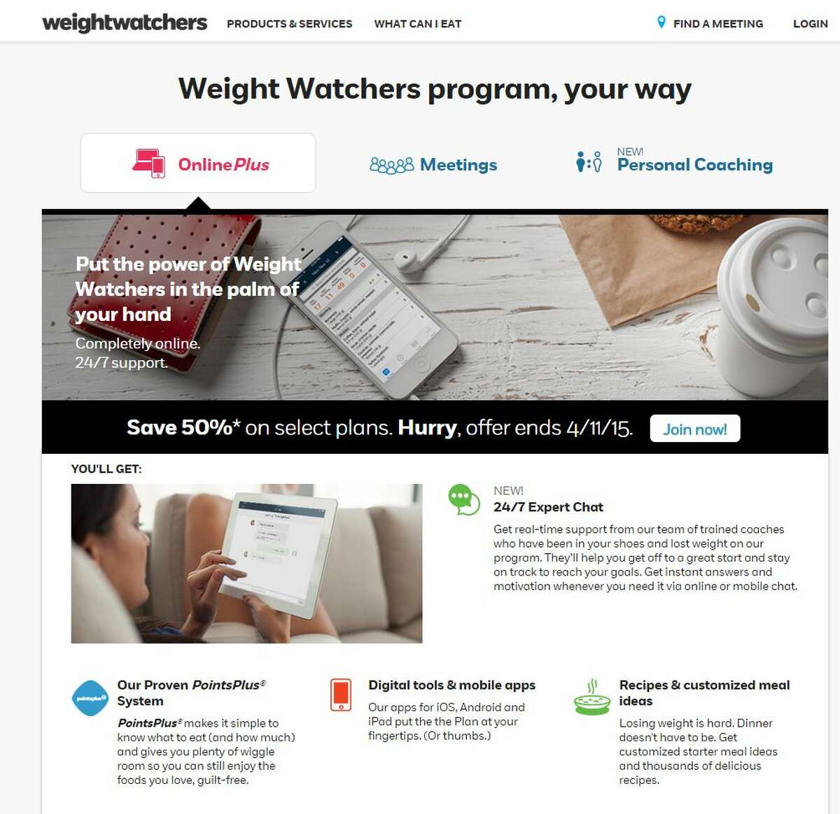 Weight-loss program: Weight WatchersData showed: At least 2.6 percent greater weight loss at 12 months than those assigned to control groups receiving education.