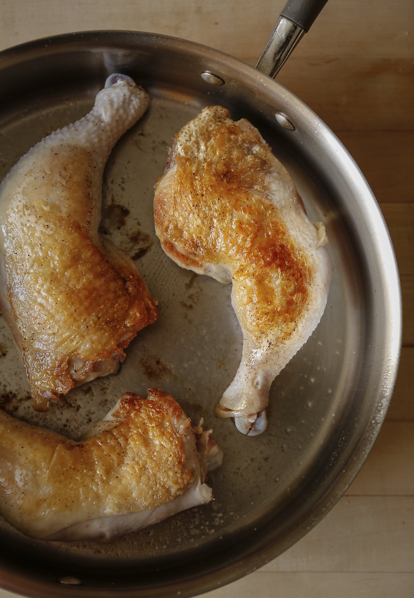 Recipe Pan Roasted Whole Chicken Legs