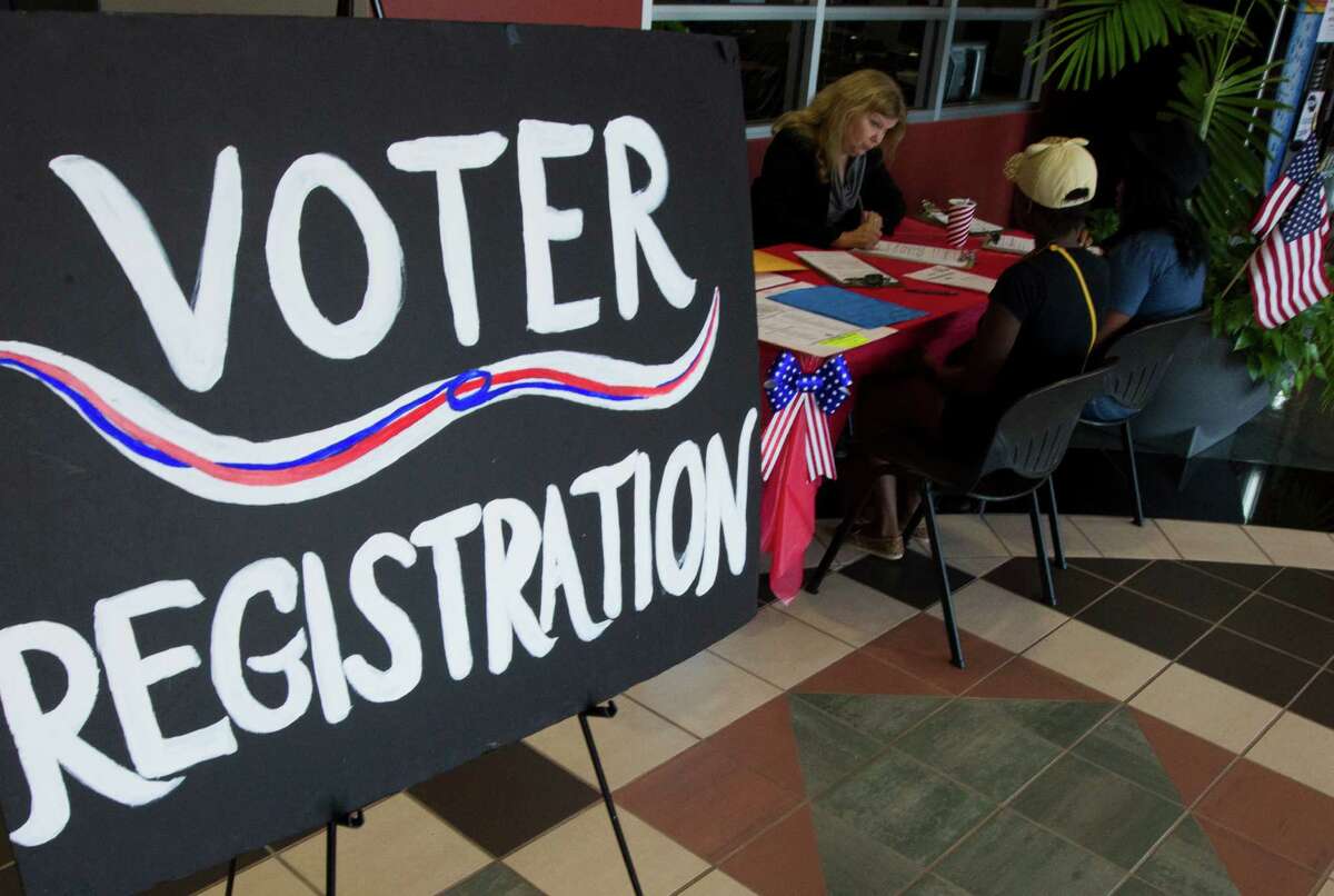 More than 60 percent of Texans support an online voter registration system, according to recent polling by the Pew Charitable Trusts. ( J. Patric Schneider / For the Chronicle )