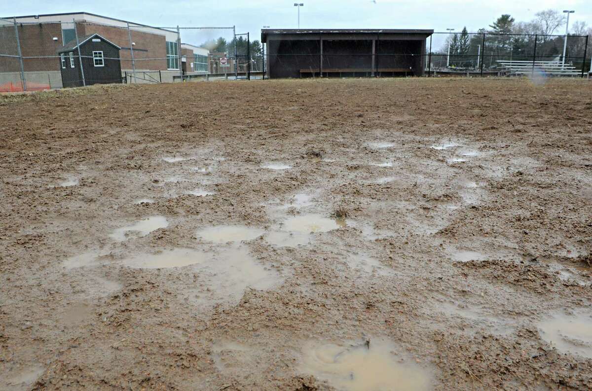 Soggy spring has sports teams on hold