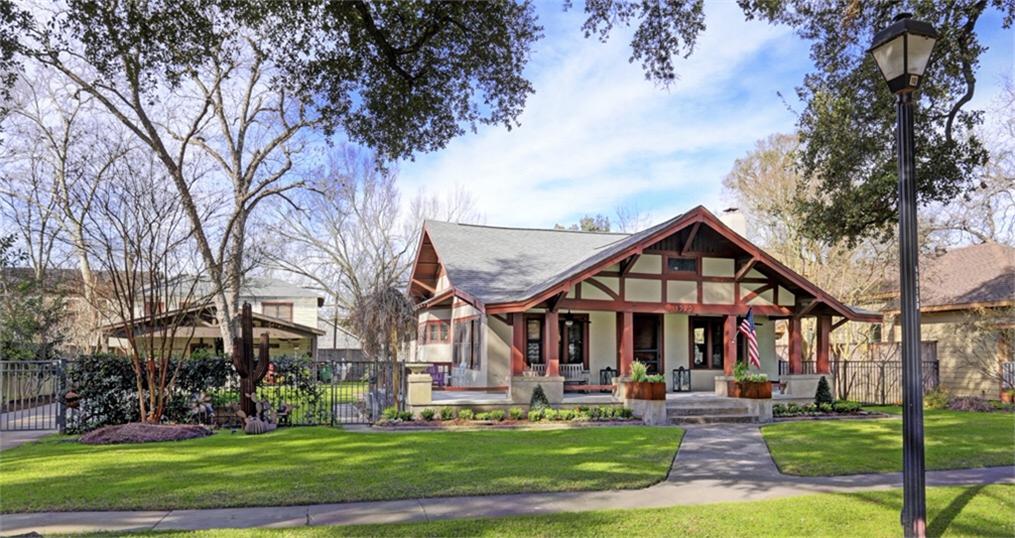 Houston historic Greater Heights homes built 19081922