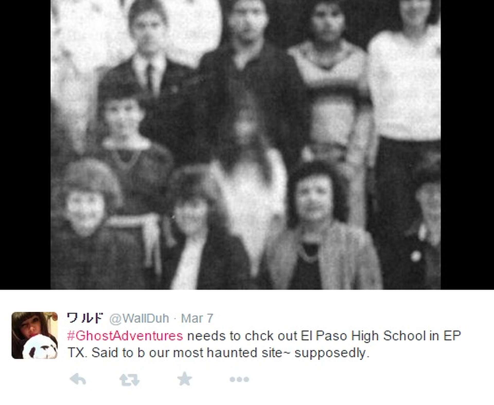 Photo of ghostlike figure at El Paso High School goes viral