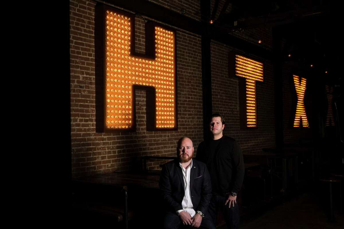 Bovine & Barley co-owners Michael Collins and Jason Lowery will be opening the restaurant in April. The restaurant will specialize in craft beers and beef. Thursday, March 12, 2015, in Houston. ( Marie D. De Jesus / Houston Chronicle )