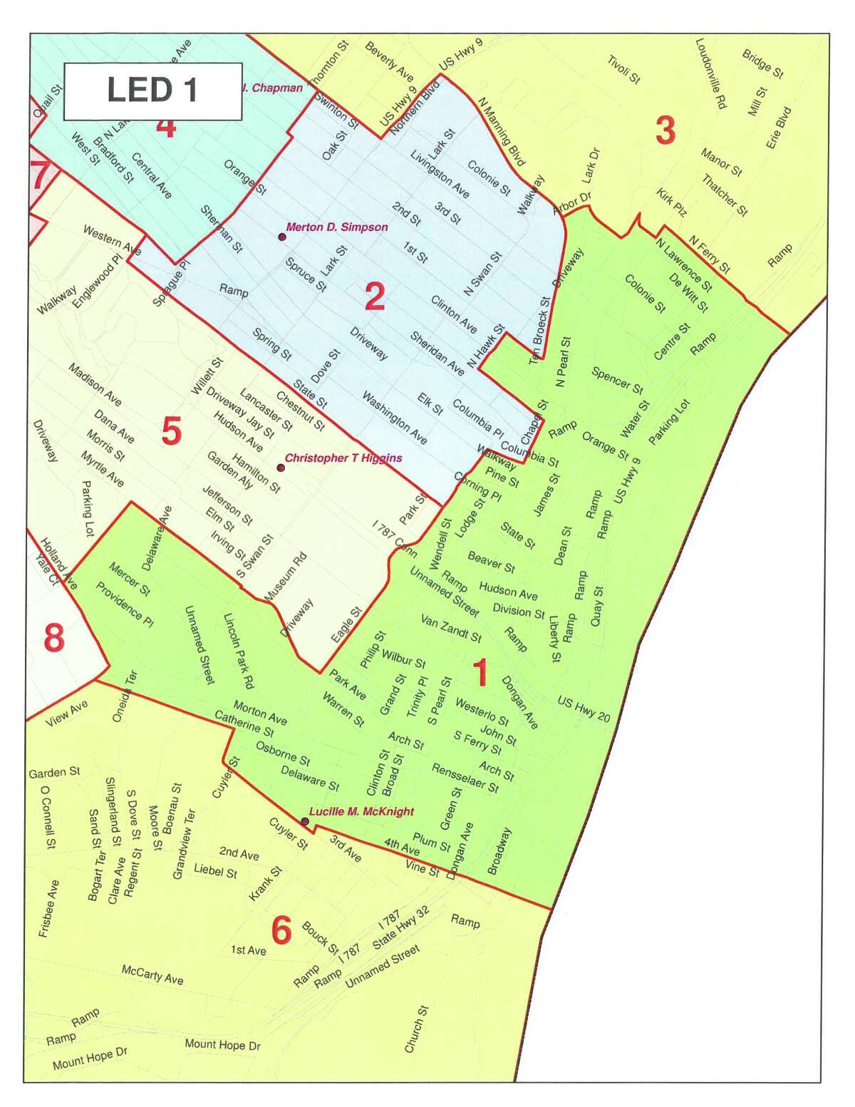 Map Divides South End 5430