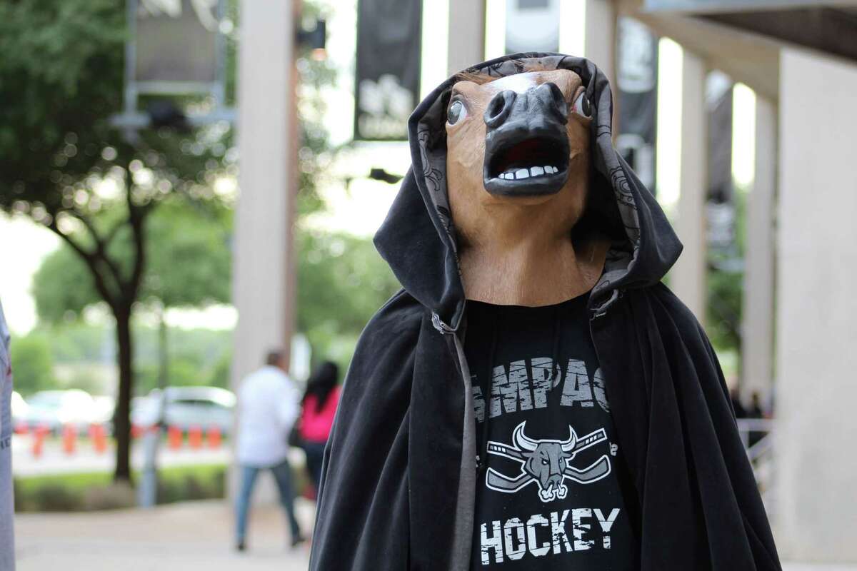 Fans packed the AT&T Center for a galactic dose of ice hockey with a “Star Wars” bent. Not only did hockey lovers get to see the Rampage win, they also had a shot at exclusive Rampage “Star Wars” T-shirts, and photos with “Star Wars” characters.