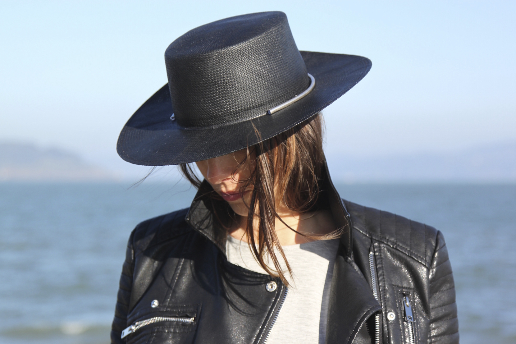 leather bolero hat