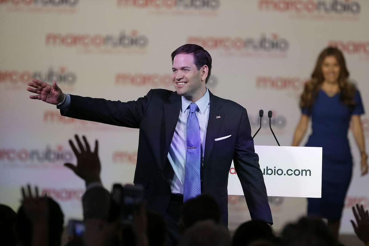 At his presidential campaign kickoff rally on Monday, Sen. Marco Rubio (R-Florida) walked off the stage to the tune of "Something New" by the Swedish musical duo Axwell and Ingrosso. However, Axwell and Ingrosso told Business Insider that Rubio did not ask to use their song and they would like him to stop. Take a look back at the often rocky relationships between politicans and musicians over campaign songs by clicking through the photos.