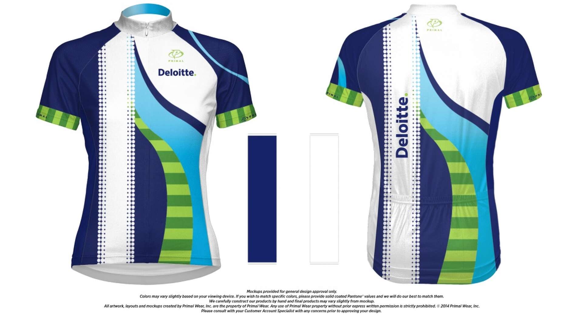 Deloitte cycling fashion jersey