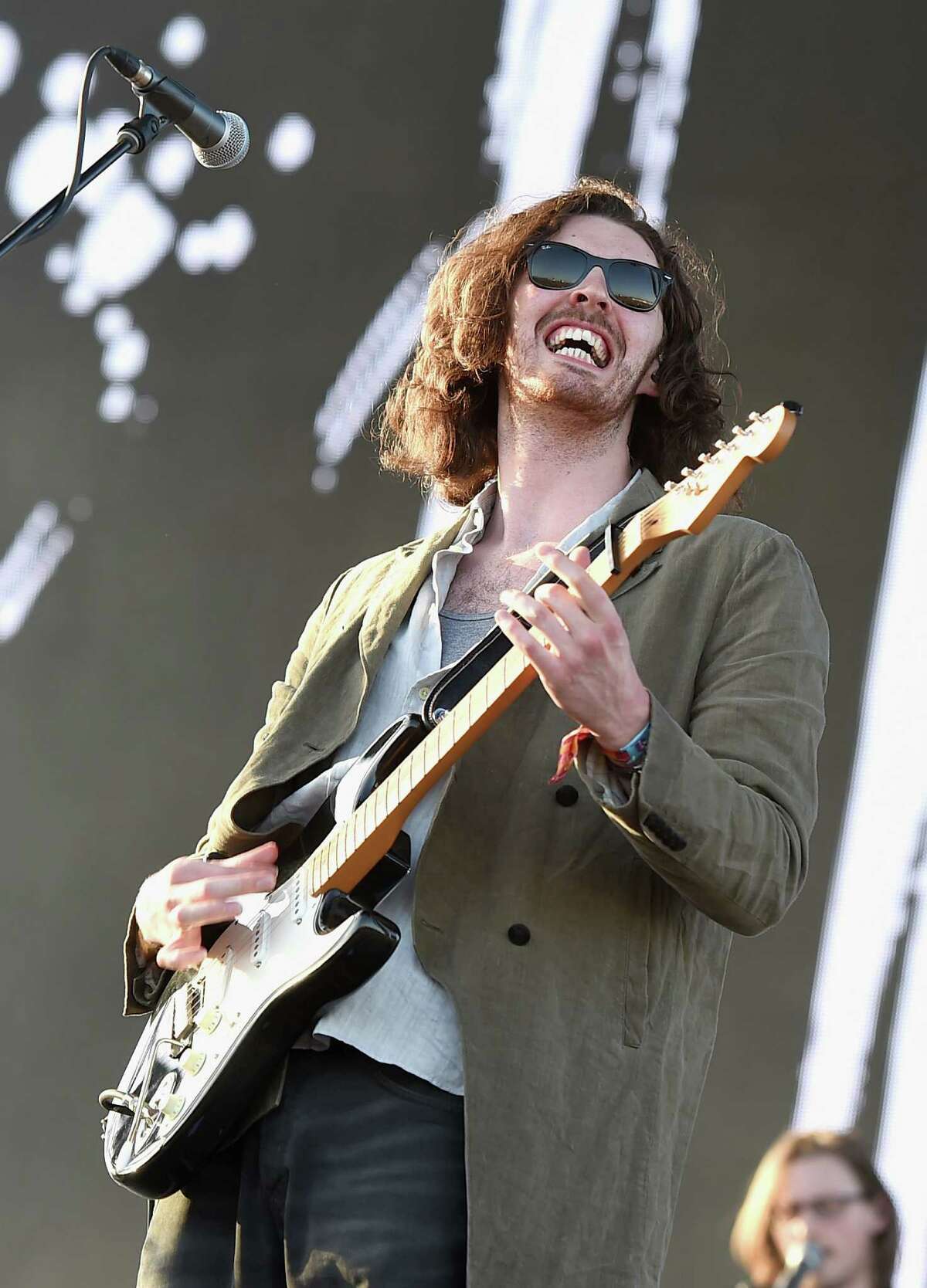 Irish singer Hozier, shown at Coachella, lost his S.F. audience while they waited for his radio hit, “Take Me to Church.”