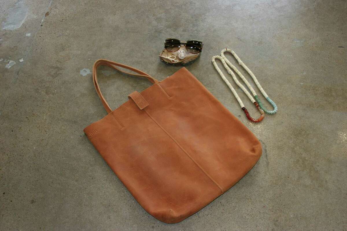 Leather goods from local store Leap will be exhibited at the Lawndale Art Center's Design Fair 2015.