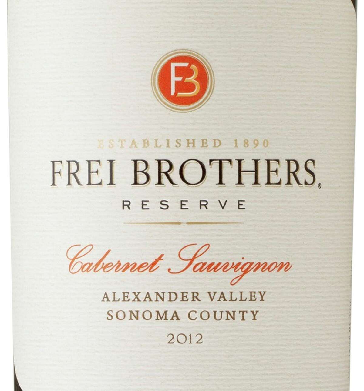 Frei Brothers Reserve Alexander Valley Sonoma County 2012 Cabernet Sauvignon