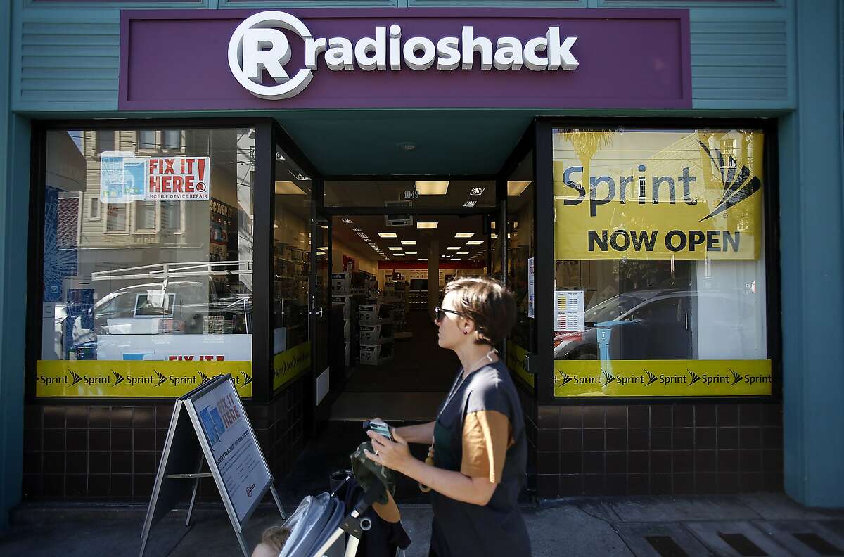 A co-branded Sprint-Radio Shack store in the Castro in San Francisco, Calif., on Thursday, April 16, 2015. Sprint recently made a deal with struggling consumer electronics retailer Radio Shack to co-brand the latter's stores.