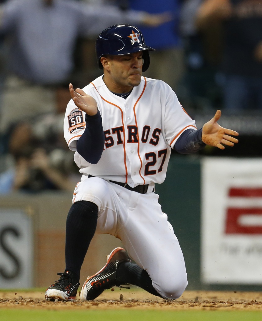 Houston Astros - Jose Altuve, rockin' the shooting star uniform