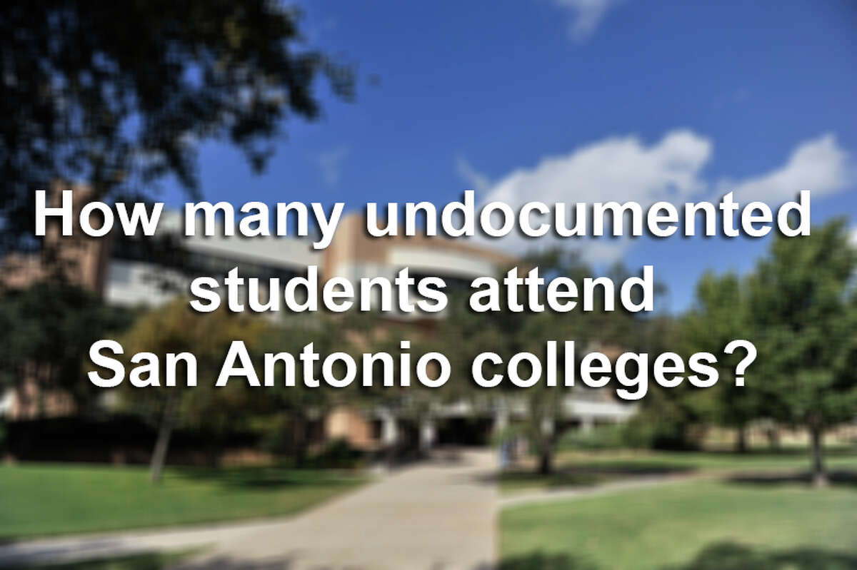 Scroll through the gallery to see how many undocumented students attended college in the San Antonio-area during the 2013-14 academic year.