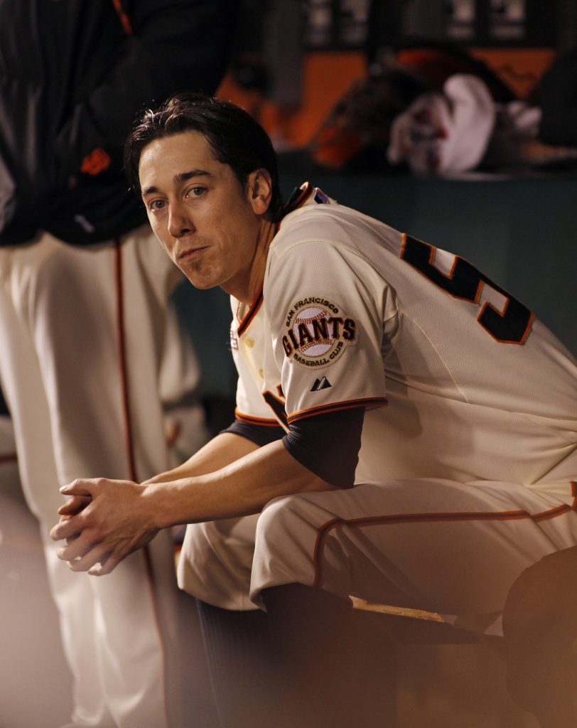 Bruce Bochy on ex-Giant Tim Lincecum: 'He may look good in red