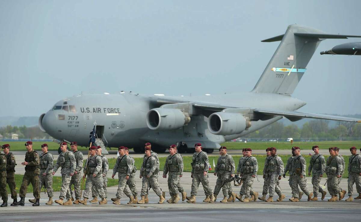 Members of the U.S. Army’s 173rd Airborne Brigade arrived in western Ukraine this week for Operation Fearless Guardian.