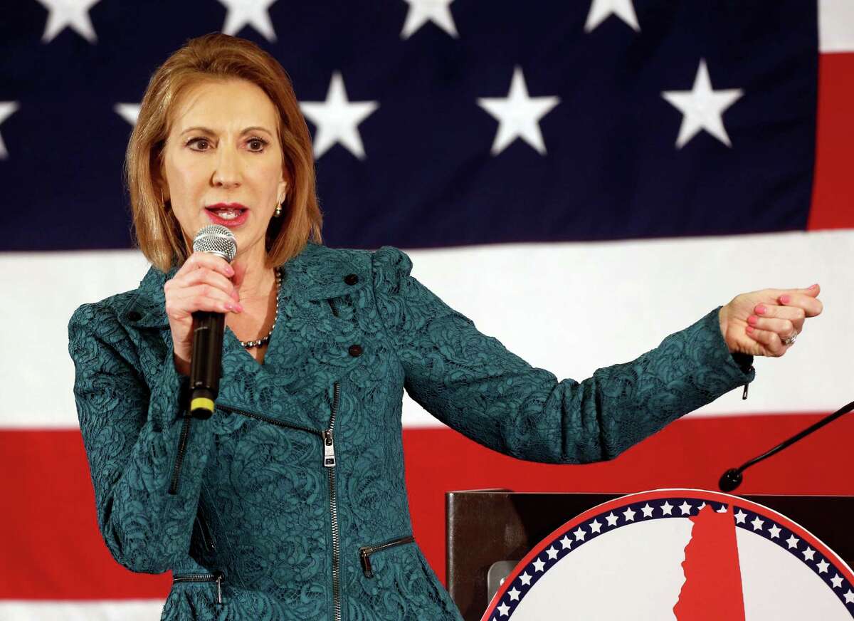 Carly Fiorina called for more U.S. leadership in the world.