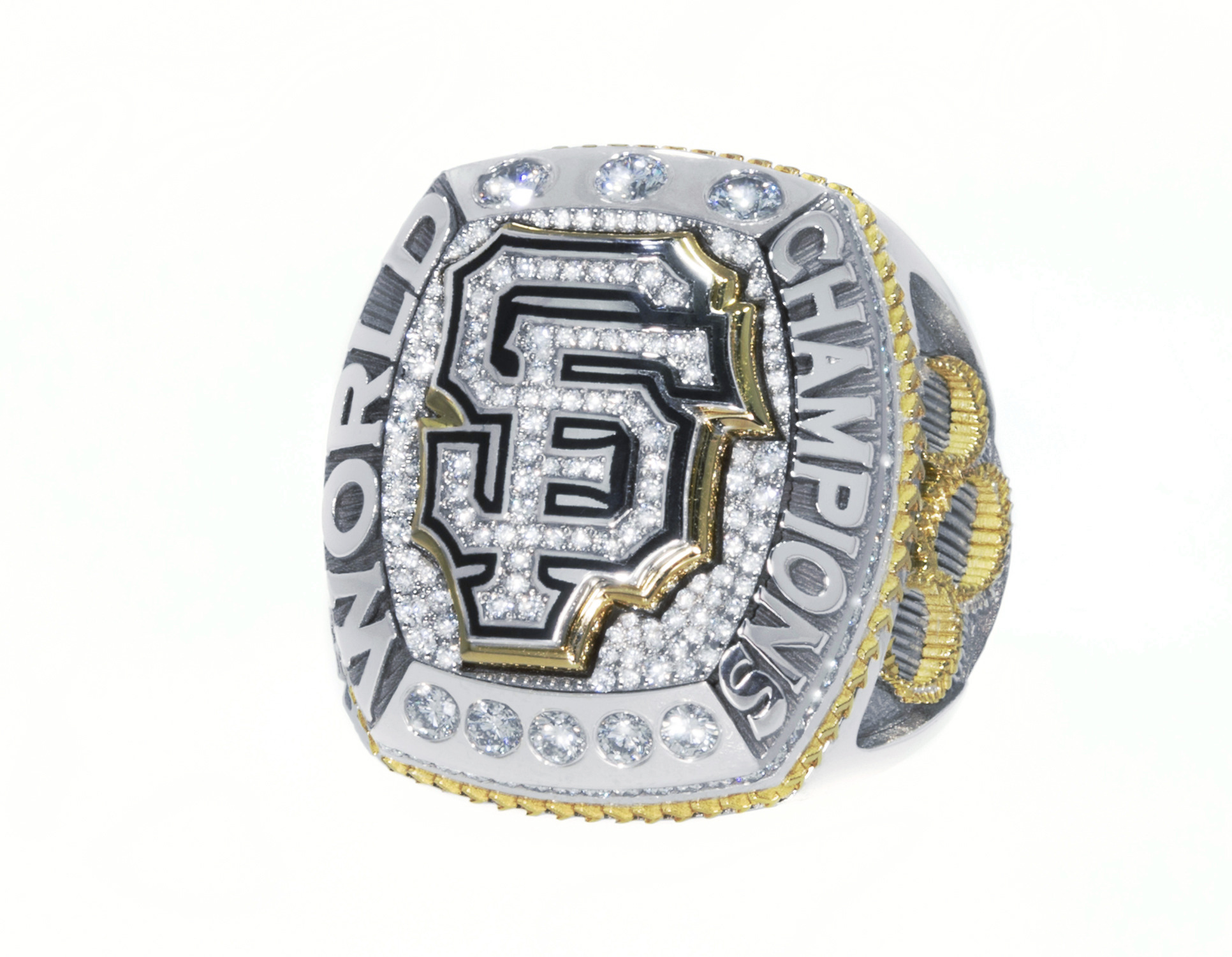 Gold Edition SF Giants Uniform for the 2014 Ring Ceremony