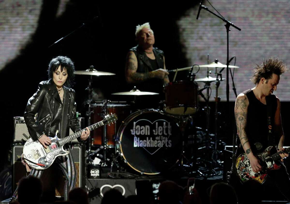 Joan Jett and the Blackhearts perform at the Rock and Roll Hall of Fame Induction Ceremony on Saturday﻿ in Cleveland. ﻿