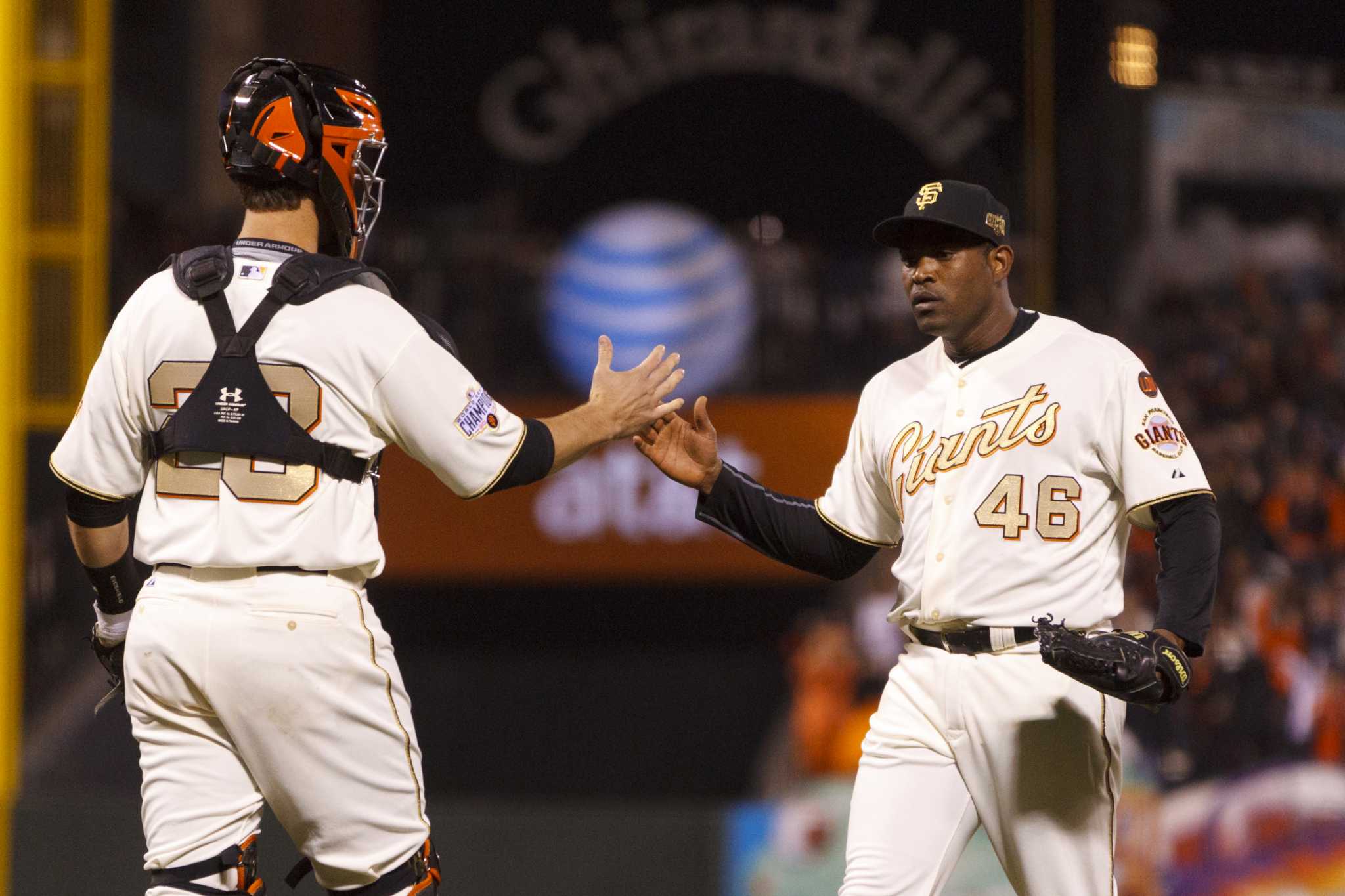 San Francisco Giants' Joe Panik Models Team's 2015 Jerseys