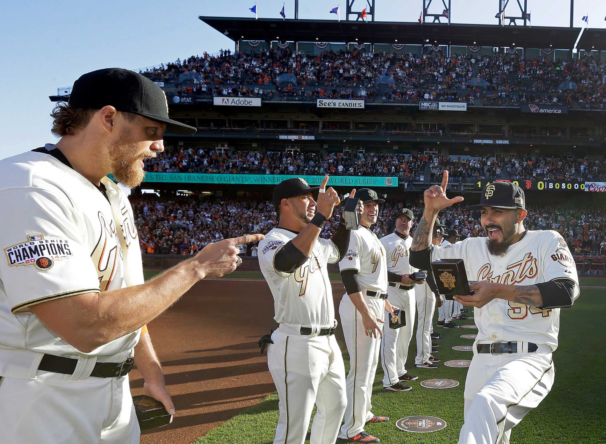 San Francisco Giants Awarded 2014 World Series Rings; Ceremony Marks Third  Championship in Five Years