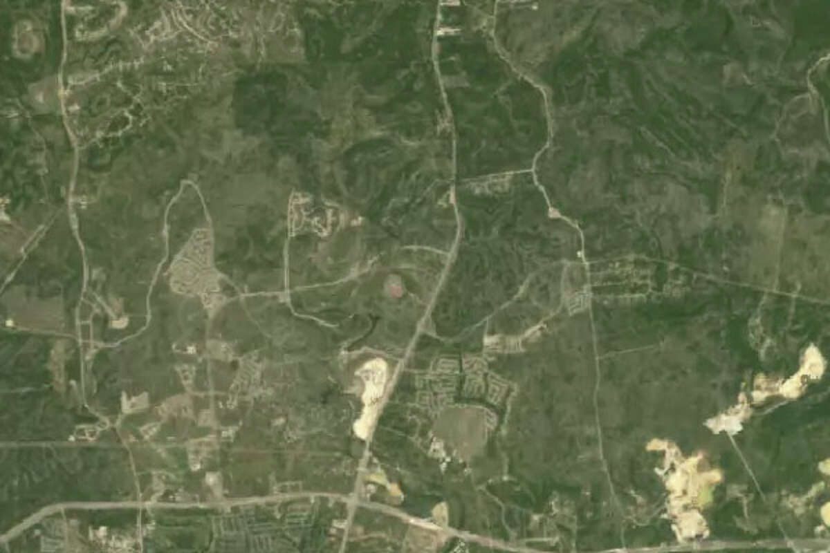 View of the Stone Oak area in 1993 from NASA Landsat images.