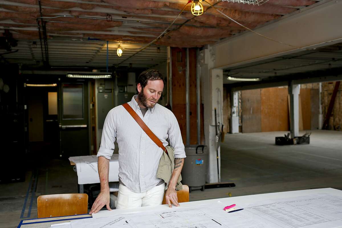 Chad Robertson of Tartine Bakery and Cafe is seen in their new space in the Heath Ceramics building on Friday, Sept. 19, 2014 in San Francisco, Calif. Robertson hopes to open the space which will include a bakery, cafe and ice cream shop early next year.