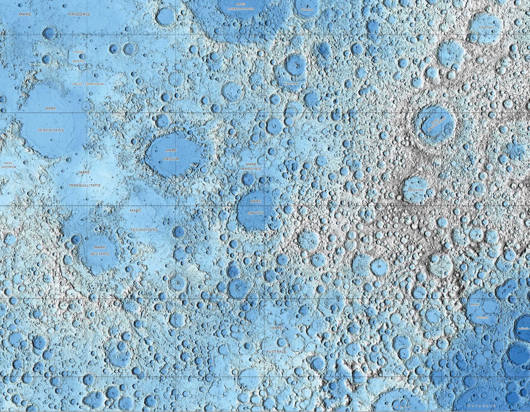 NASA releases new, highresolution image maps of the moon