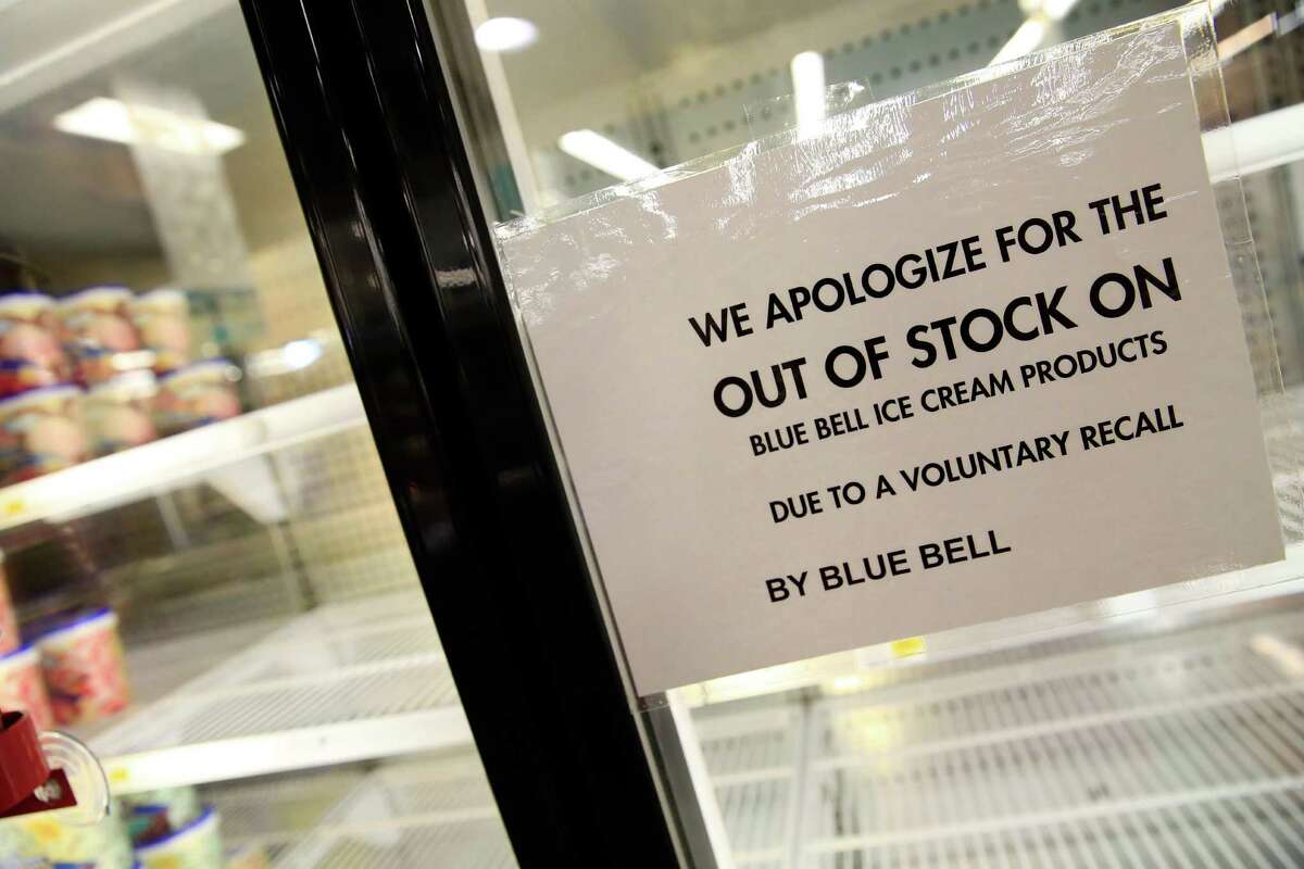 Everything you need to know about Blue Bell's listeria outbreak Blue Bell Creameries is pulling all of its products off the shelves after samples of ice cream tested positive for a potentially deadly bacteria - listeria. It follows several smaller Blue Bell recalls over the last month that the company initiated after its products were linked to three deaths at a Kansas hospital. The AP answered some commonly asked questions about the disease and the recall.