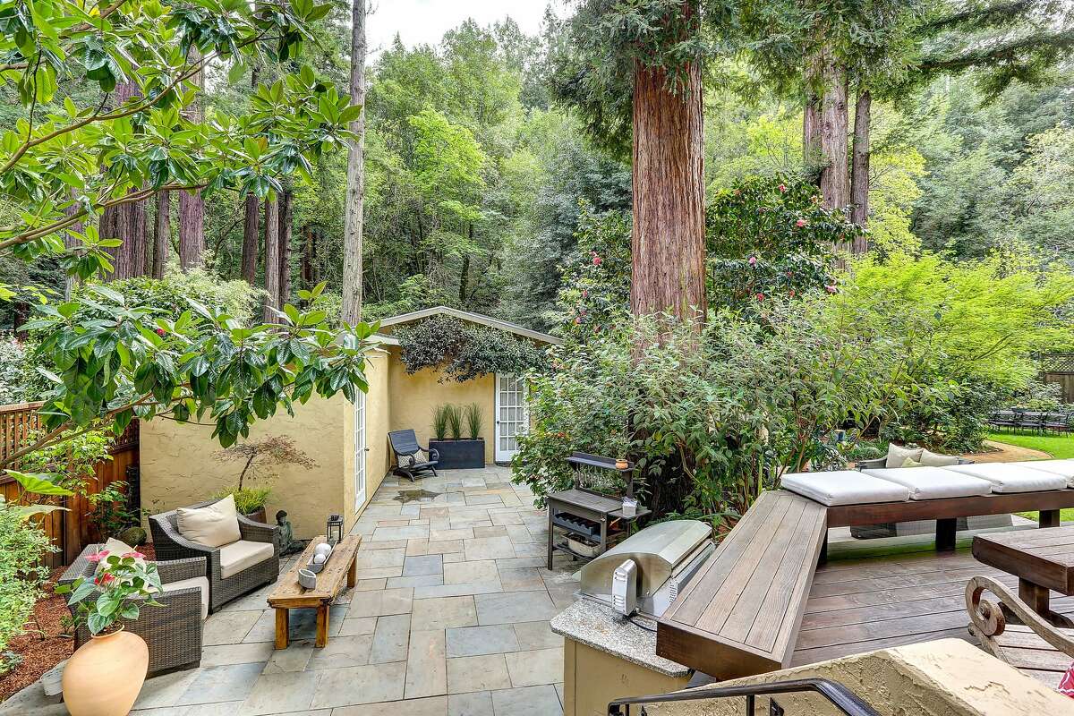 Classical finishes, dynamic backyard define Larkspur Craftsman