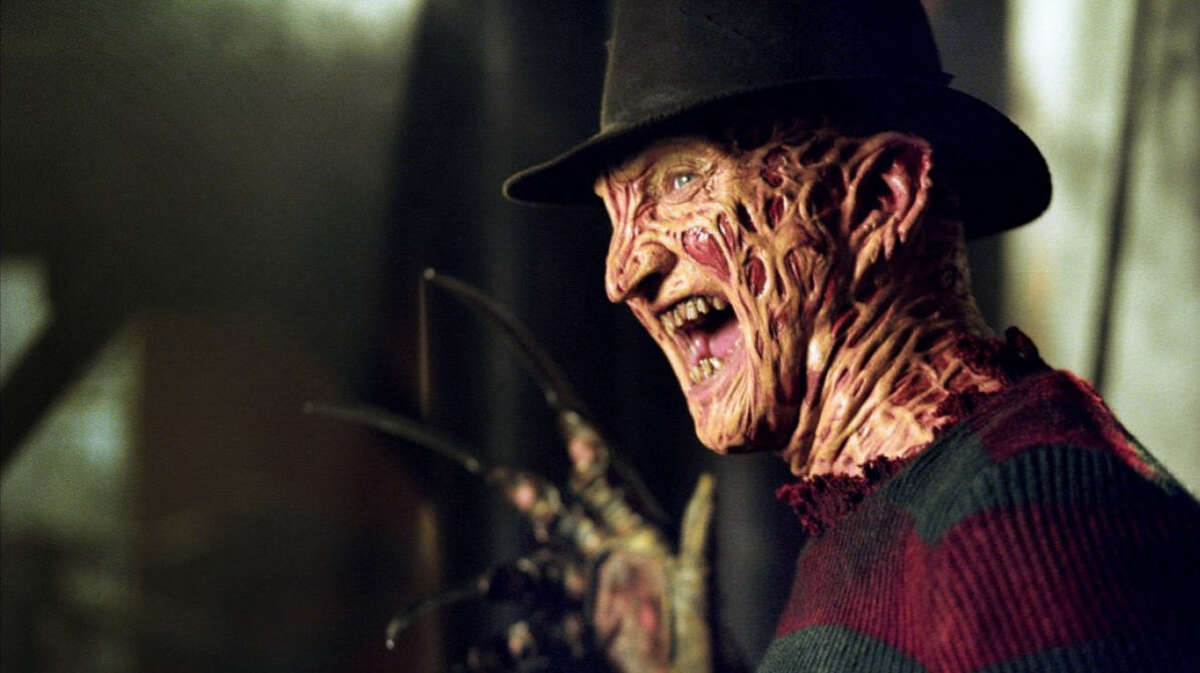 Freddy Krueger, from the popular 1984 horror flick, “A Nightmare on Elm Street,” enters the minds of his victims while they are dreaming, slashing them to death with his knife-like fingers. Click through the gallery below to see where your favorite scary movies rank.