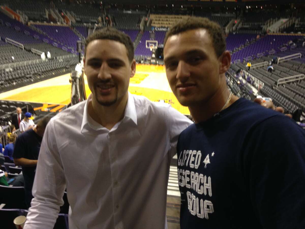 Klay Thompson's brother Trayce, now with the A's, dishes on Warriors star's messy living habits