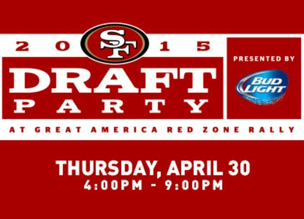 Celebrate your favorite team at the 49ers Annual Draft Party presented by  Bud Light