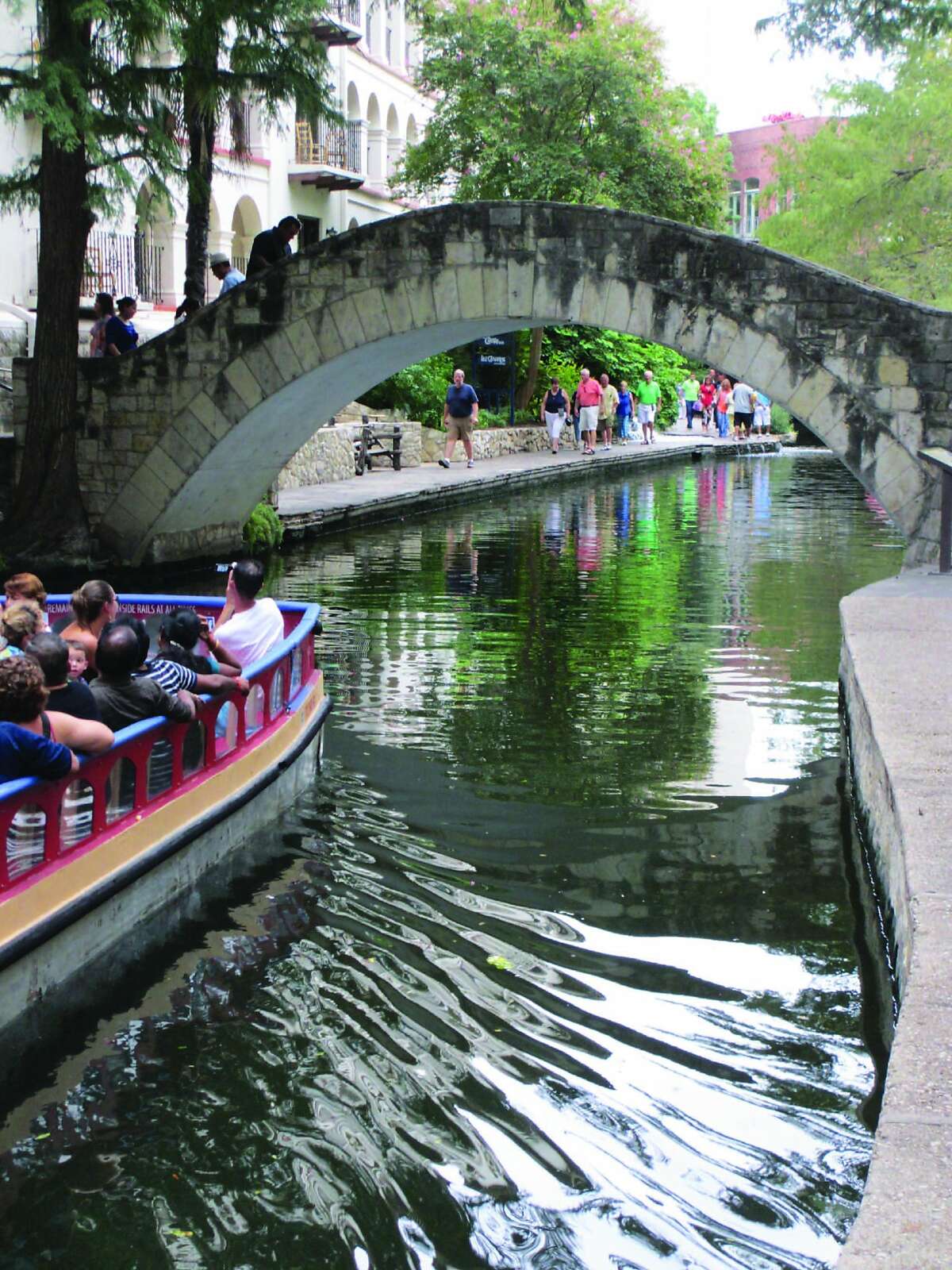 Take your baby to the Riverwalk... It's easily one of the most popular tourist destinations in the state and makes for a romantic stroll, especially in the winter when the trees are lighted.