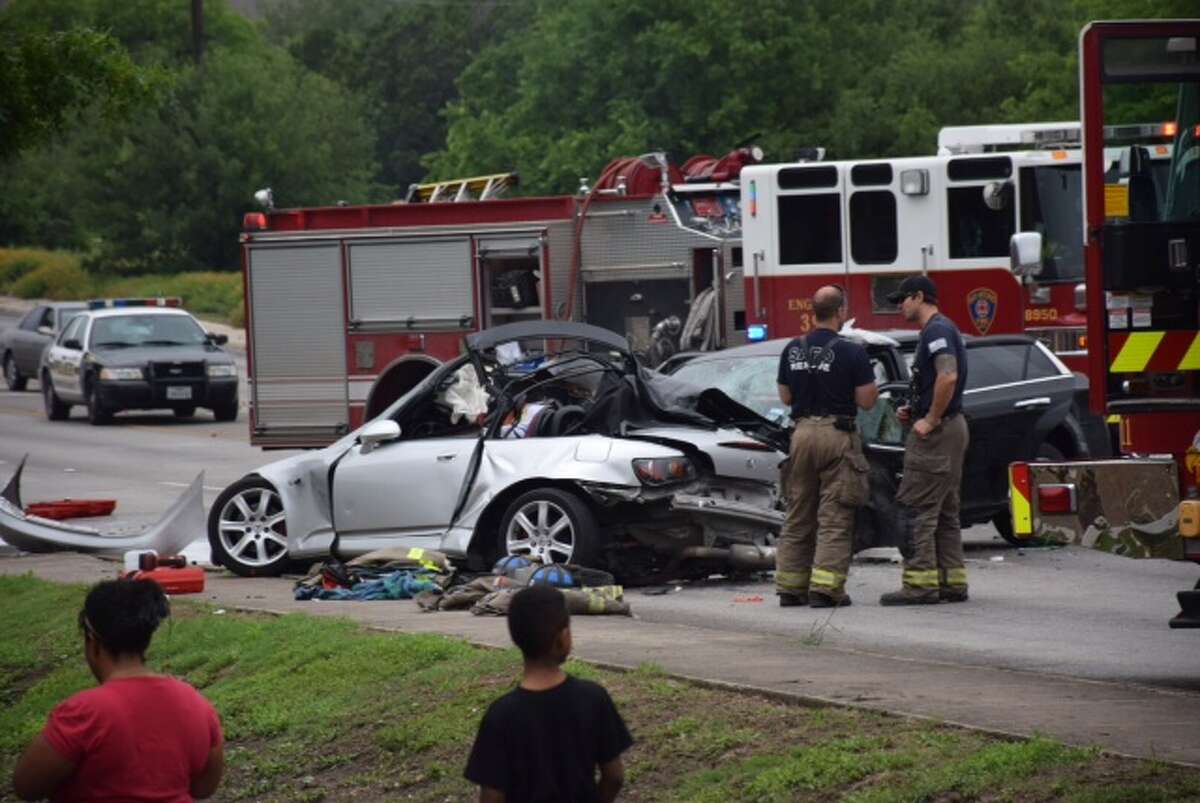 A man died Friday morning after a a grisly crash on the North Side. Police said the man had been headed south in the 14800 block of Nacogdoches Road around 9:20 a.m. When he tried to pass another vehicle.