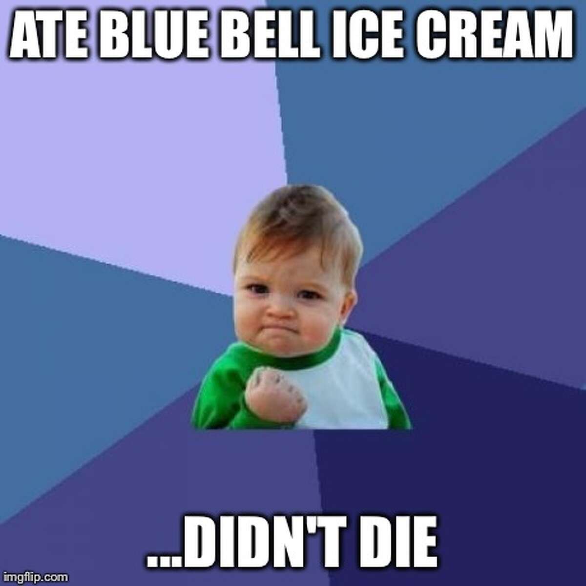 In the wake of recent recalls the internet responded with resolute support for Blue Bell Ice Cream, with memes and photos circulating around Twitter, Facebook, and Instagram.