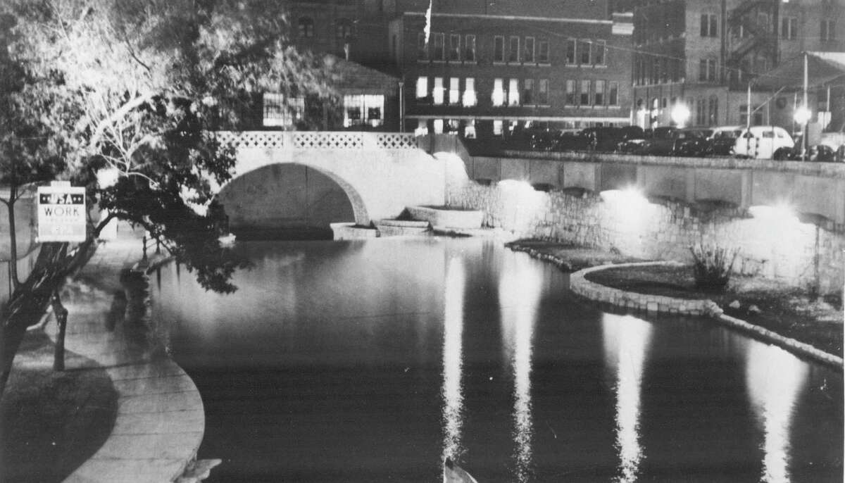 The River Walk is shown in this circa 1940 photo.