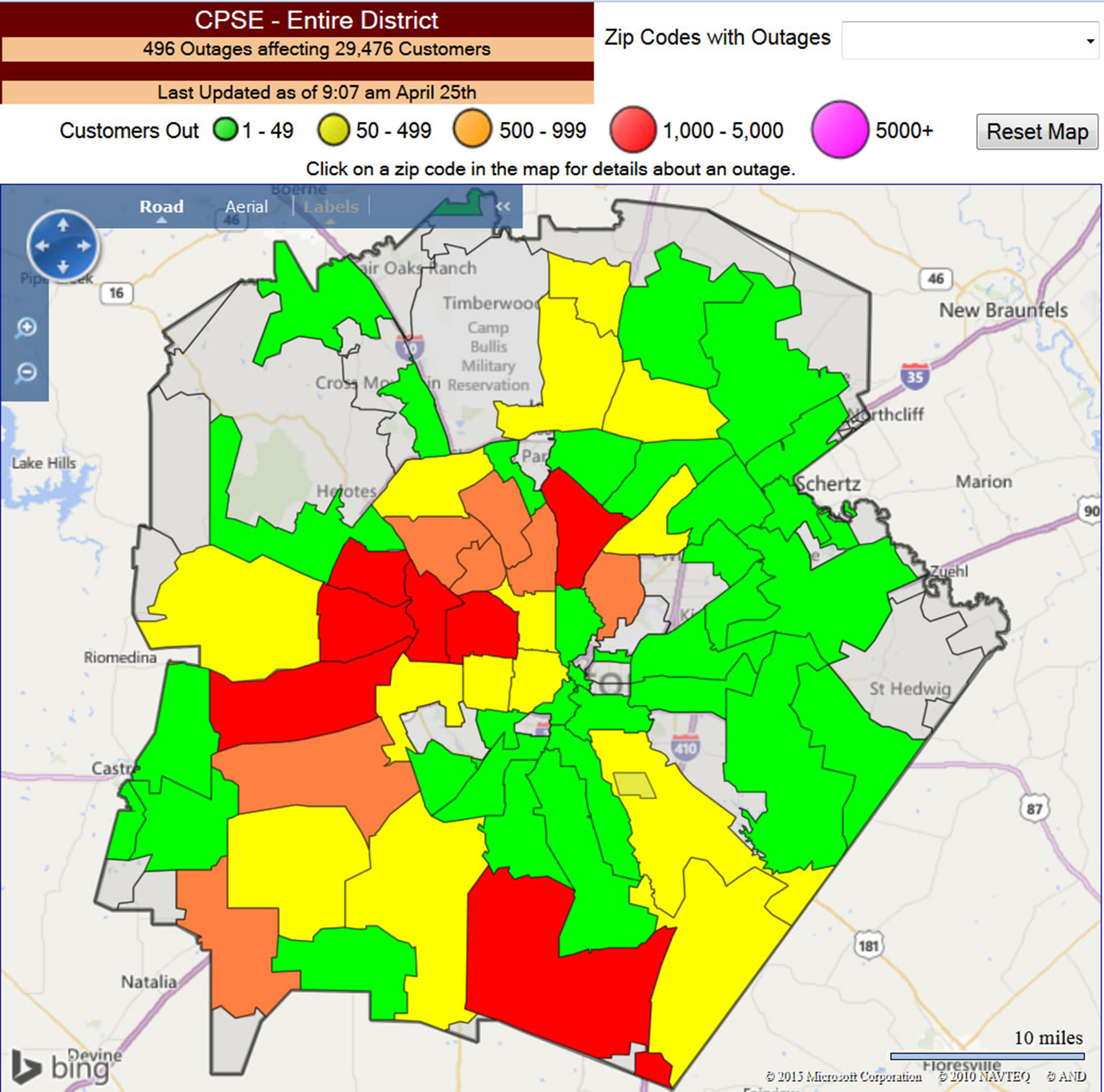 Morning storms leave thousands without power