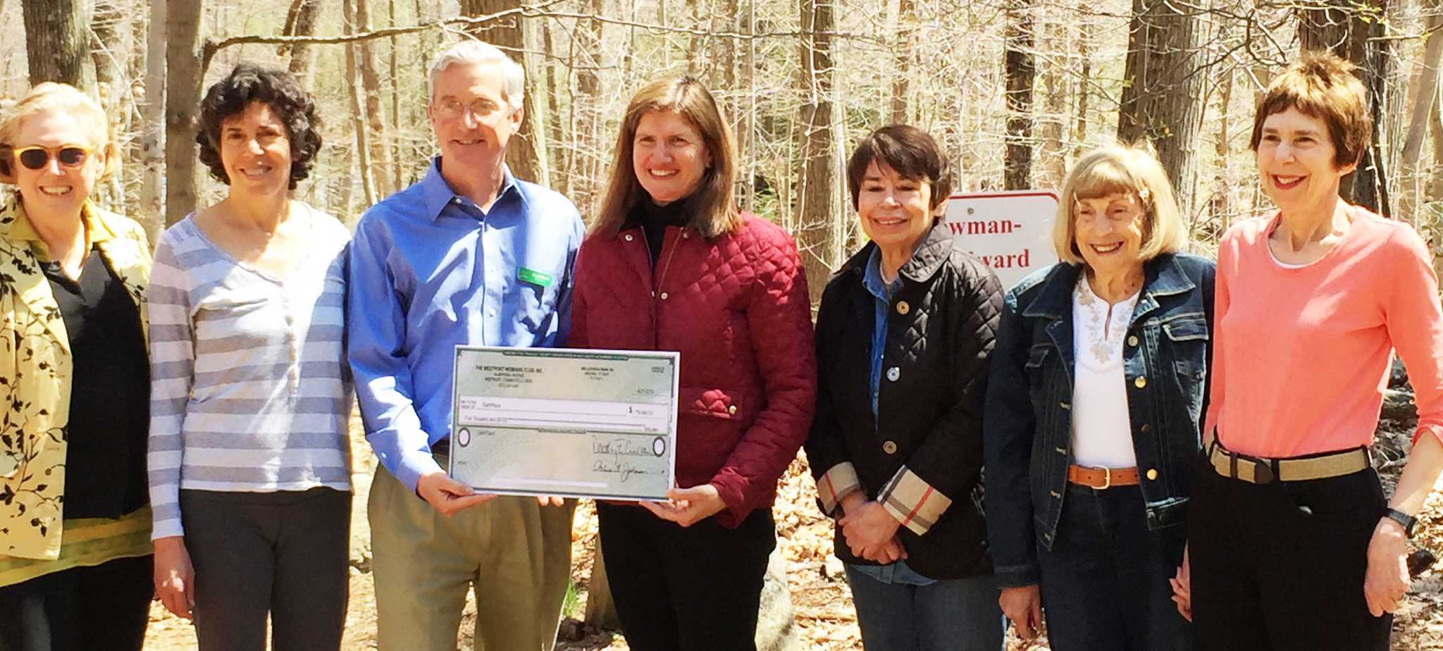 Earthplace gets trails grant from Westport Woman's Club