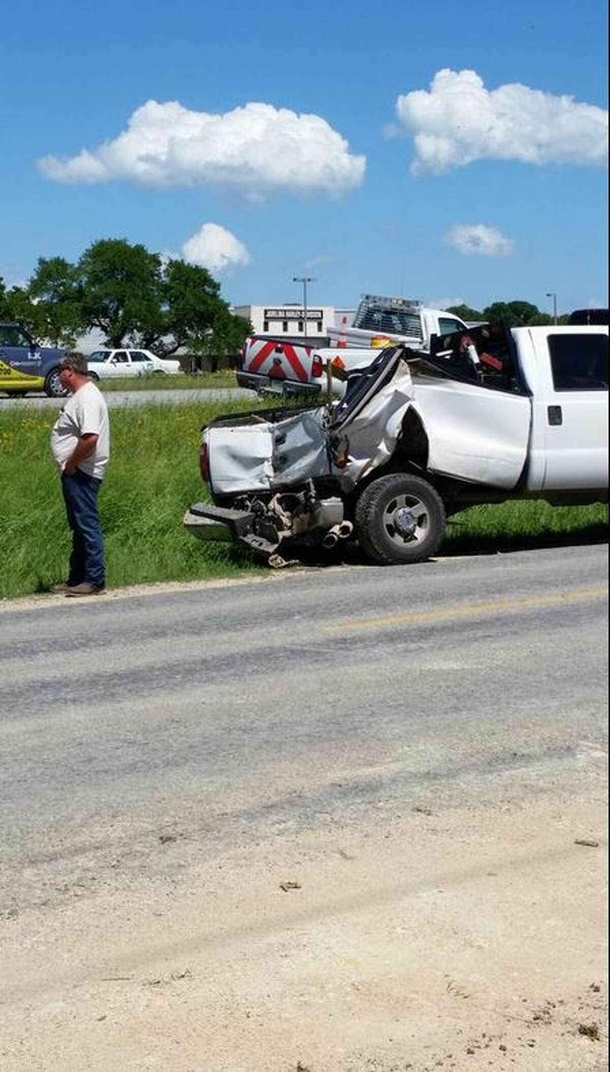 Photos from the crash that occurred Monday afternoon near Interstate 10 and Fair Oaks.