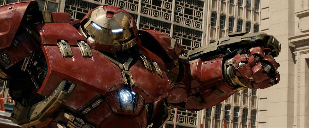 Iron Man/Tony Stark (Robert Downey Jr.) in "Avengers: Age of Ultron." (Photo courtesy Marvel/TNS)